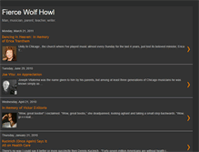 Tablet Screenshot of fiercewolfhowl.blogspot.com