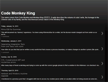 Tablet Screenshot of codemonkeyking.blogspot.com