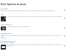 Tablet Screenshot of entrelagrimasdepeces.blogspot.com