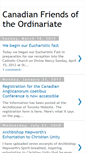 Mobile Screenshot of friendsoftheordinariatecanada.blogspot.com