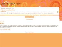 Tablet Screenshot of letstalktoothfairy.blogspot.com