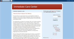 Desktop Screenshot of immediatecarecenter.blogspot.com