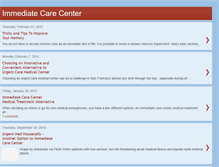 Tablet Screenshot of immediatecarecenter.blogspot.com