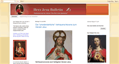 Desktop Screenshot of herz-jesu-bulletin.blogspot.com