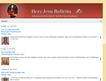 Tablet Screenshot of herz-jesu-bulletin.blogspot.com