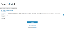Tablet Screenshot of facebook-spytricks.blogspot.com