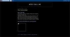 Desktop Screenshot of misscallme.blogspot.com