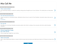 Tablet Screenshot of misscallme.blogspot.com