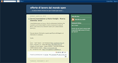 Desktop Screenshot of offertelavoro.blogspot.com