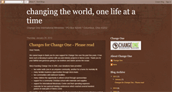 Desktop Screenshot of change-one.blogspot.com