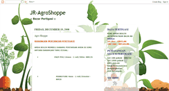 Desktop Screenshot of jr-agroshop.blogspot.com