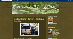 Desktop Screenshot of botswana-4x4-safari.blogspot.com