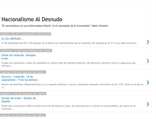 Tablet Screenshot of nacionalismoaldesnudo.blogspot.com