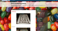 Desktop Screenshot of carmitasdulcesypiqueos.blogspot.com