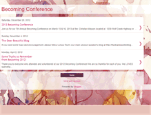 Tablet Screenshot of becomingconference.blogspot.com