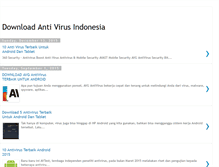 Tablet Screenshot of downloadantivirusindonesia.blogspot.com