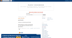 Desktop Screenshot of panic--disorder.blogspot.com