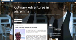 Desktop Screenshot of culinaryadventuresinmaremma.blogspot.com