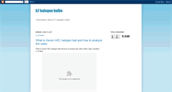 Desktop Screenshot of h7halogenbulbs.blogspot.com