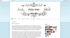 Desktop Screenshot of little-irish.blogspot.com