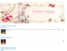 Tablet Screenshot of evolucaofeminina.blogspot.com