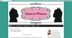 Desktop Screenshot of luxosdeprincesa.blogspot.com