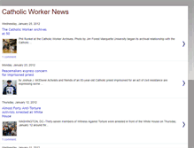 Tablet Screenshot of catholicworkernews.blogspot.com