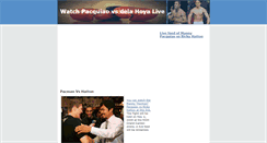 Desktop Screenshot of pacquiaodelahoyalive.blogspot.com