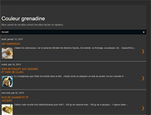 Tablet Screenshot of couleurgrenadine.blogspot.com