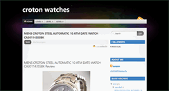 Desktop Screenshot of crotonwatches111.blogspot.com