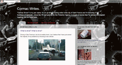 Desktop Screenshot of cormacwrites.blogspot.com