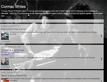 Tablet Screenshot of cormacwrites.blogspot.com