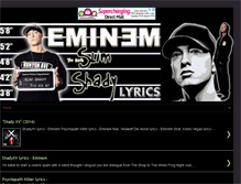 Tablet Screenshot of all-eminem-lyrics.blogspot.com