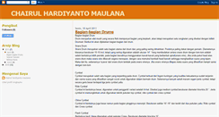 Desktop Screenshot of chairulhardiyantomaulana.blogspot.com