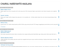 Tablet Screenshot of chairulhardiyantomaulana.blogspot.com