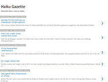 Tablet Screenshot of haiku-gazette.blogspot.com