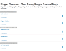 Tablet Screenshot of bloggershowcase.blogspot.com