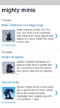 Mobile Screenshot of mightyminiatures.blogspot.com