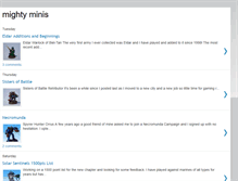 Tablet Screenshot of mightyminiatures.blogspot.com
