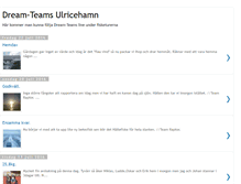 Tablet Screenshot of dream-teams-ulricehamn.blogspot.com