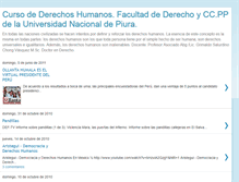Tablet Screenshot of cursoderechoshumanos01.blogspot.com