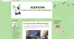 Desktop Screenshot of alexiconakittykatslifewithhishooman.blogspot.com