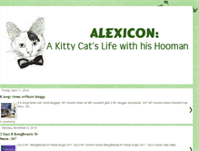 Tablet Screenshot of alexiconakittykatslifewithhishooman.blogspot.com