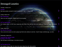 Tablet Screenshot of deranged-lunatics.blogspot.com