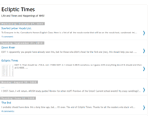 Tablet Screenshot of ecliptictimes.blogspot.com