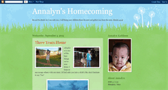 Desktop Screenshot of annalynshomecoming.blogspot.com