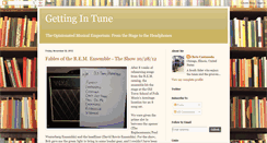 Desktop Screenshot of gettingintune.blogspot.com
