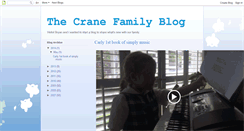 Desktop Screenshot of cranefamilyblog.blogspot.com