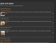 Tablet Screenshot of glueandpaper.blogspot.com