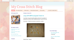 Desktop Screenshot of mycrossstitchblog.blogspot.com